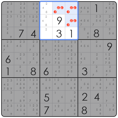 pointing pairs sudoku